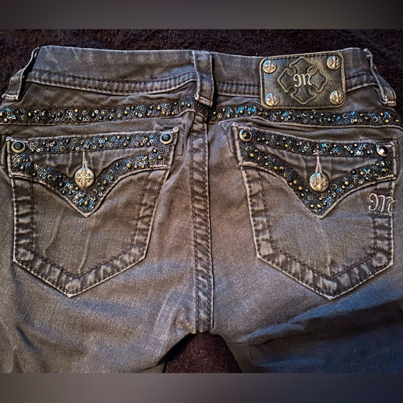 Miss Me Skinny Jeans Signature Black - Picture 1 of 7